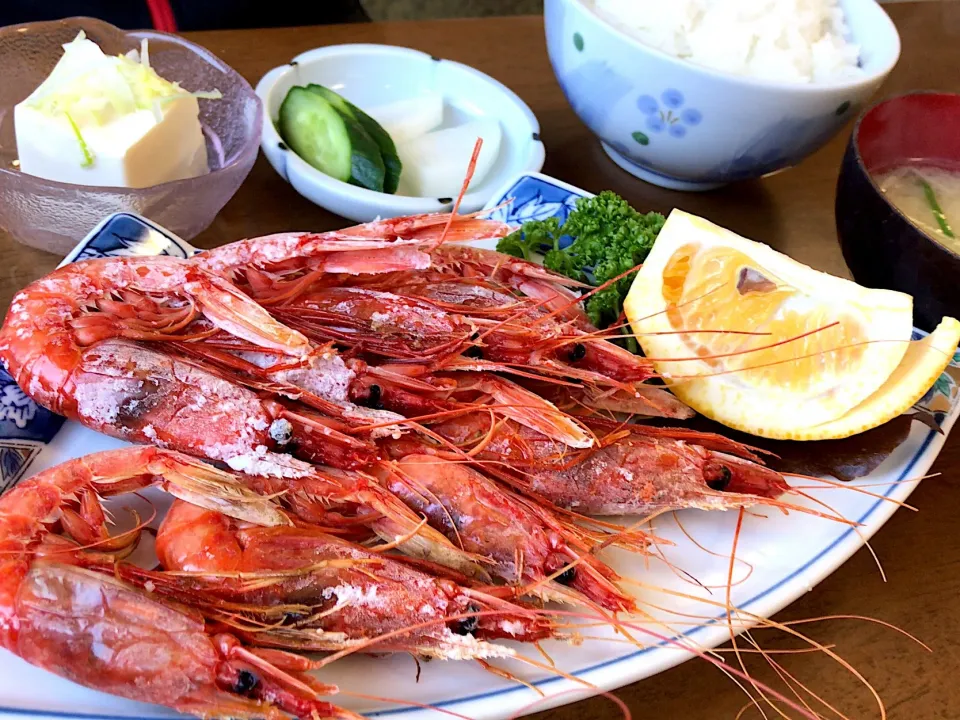 赤エビ定食@魚清(戸田)|塩豚骨さん