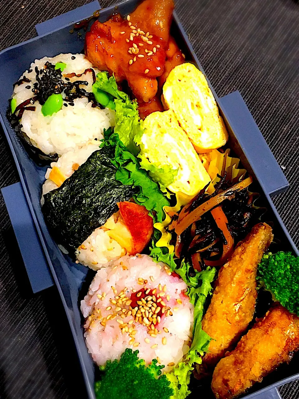 おむすび弁当
 #旦那弁当  #おむすび弁当|Mymさん