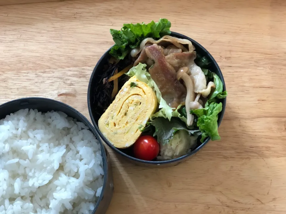 豚バラのネギ塩タレ焼き 弁当|弁当 備忘録さん