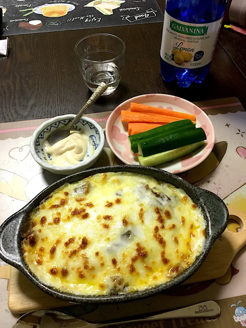 キーマカレードリア、スティック野菜(*^ω^*)|ライムさん