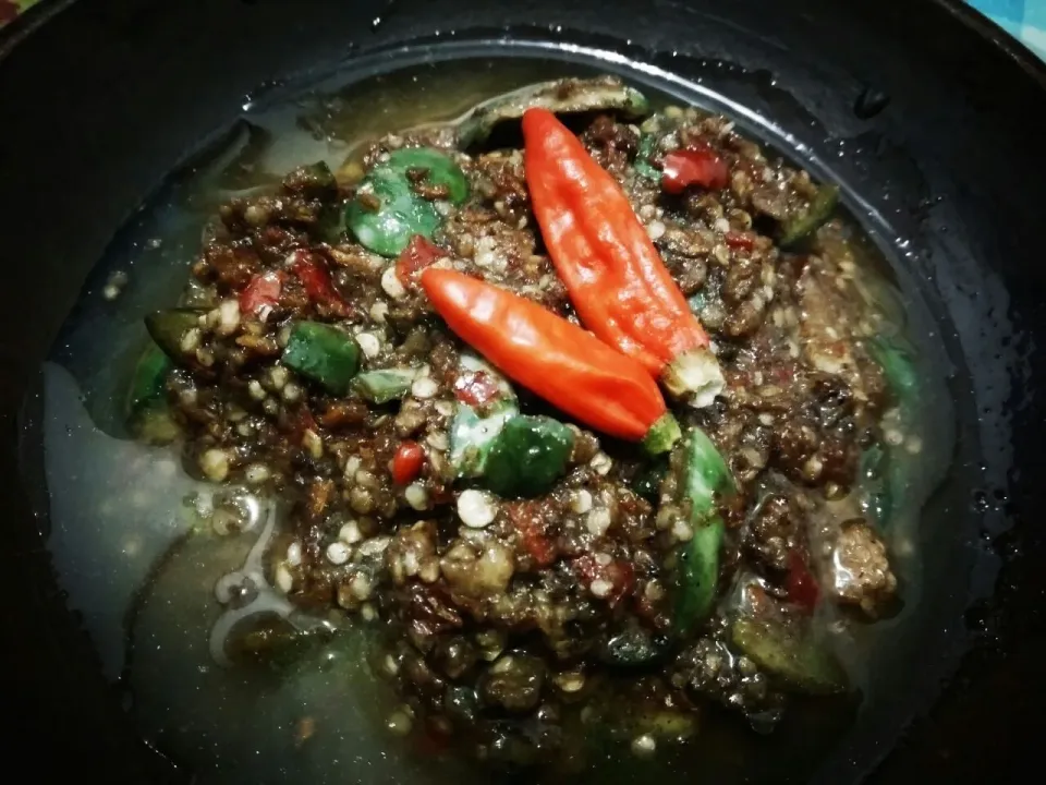 Snapdishの料理写真:Eggplan Sambal...

#spicy
#original
#sambal
#Indonesian cuisine|Mutiara Ulyaさん