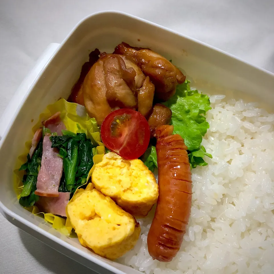 #お弁当  #修行中  #てりやきチキン弁当|カナ☆デップさん