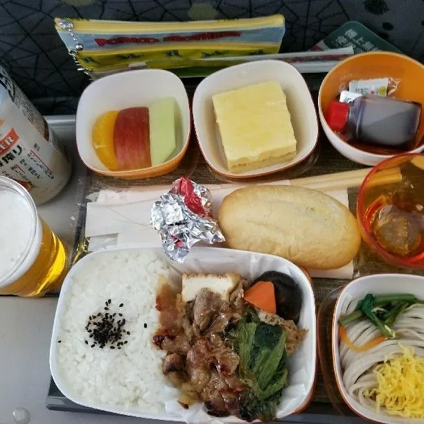 台湾行き機内食だよ！(=^ェ^=)|ジロー7さん