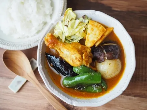 春野菜もりもり和風スープカレー|ヤマサ醤油公式アカウントさん