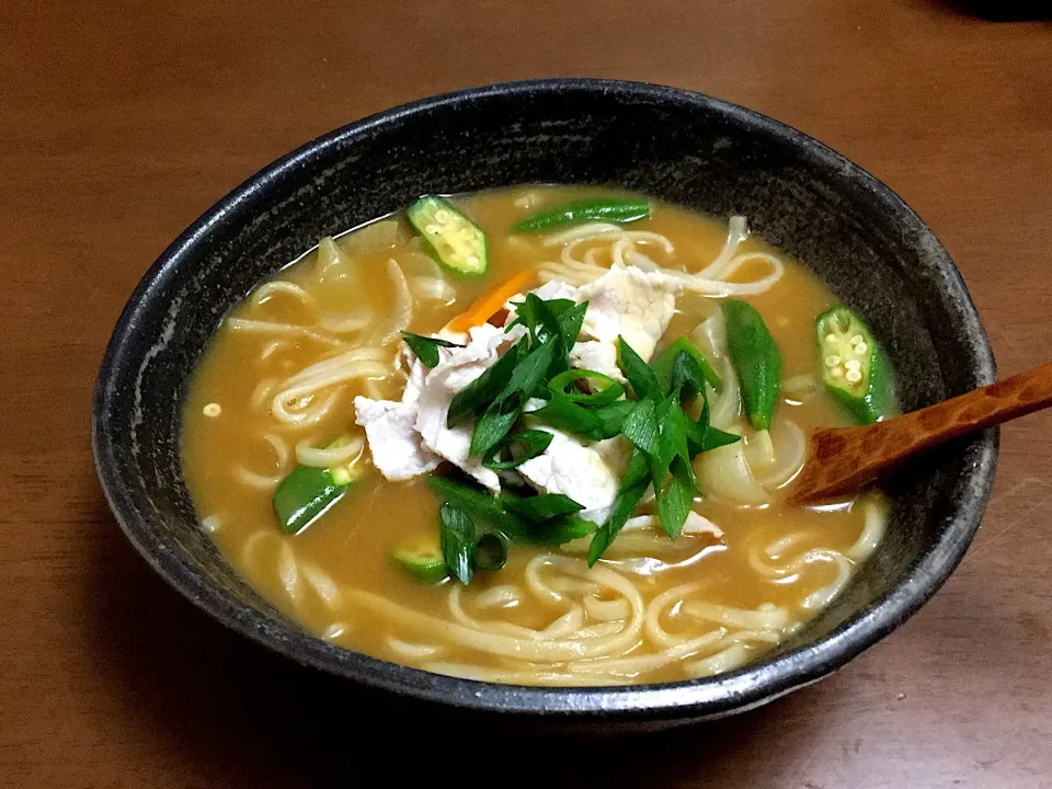 米粉麺でカレーうどん(^^)|Yumika Kagatsumeさん