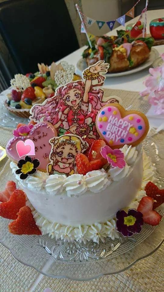 Snapdishの料理写真:Hguっとプリキュア　キュアエールケーキ|めだぬきさん