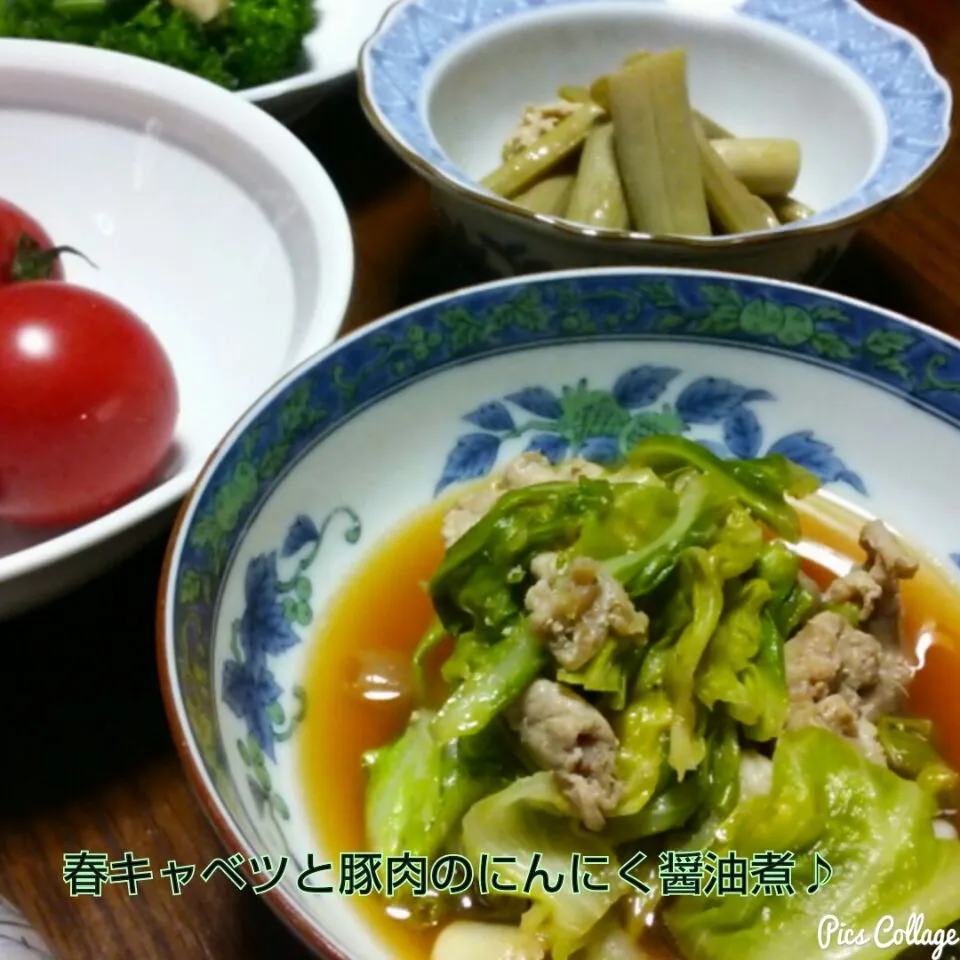 ゆっこさんの春キャベツと豚肉の炒め煮☆夕べは母作♪|ゆっこさん