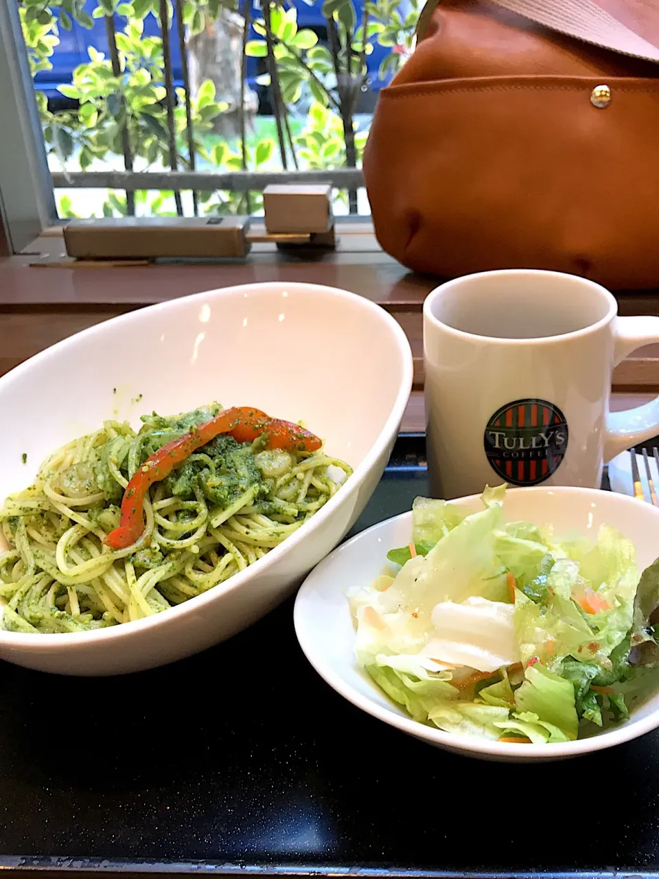 Snapdishの料理写真:タリーズコーヒー
じゃがいもと小海老のジェノベーゼパスタ🍝|sakiさん