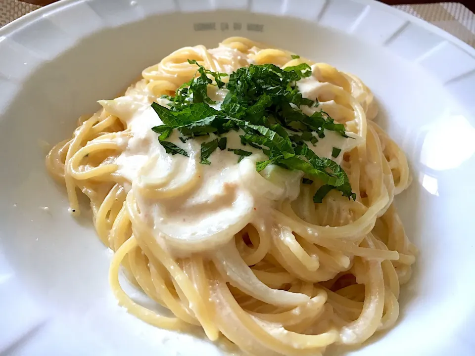 子供と昼食☆リクエストの明太子クリームパスタ|マム🌹Japanese momさん