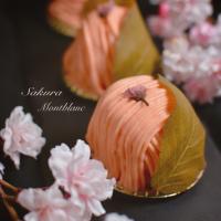 桜モンブラン