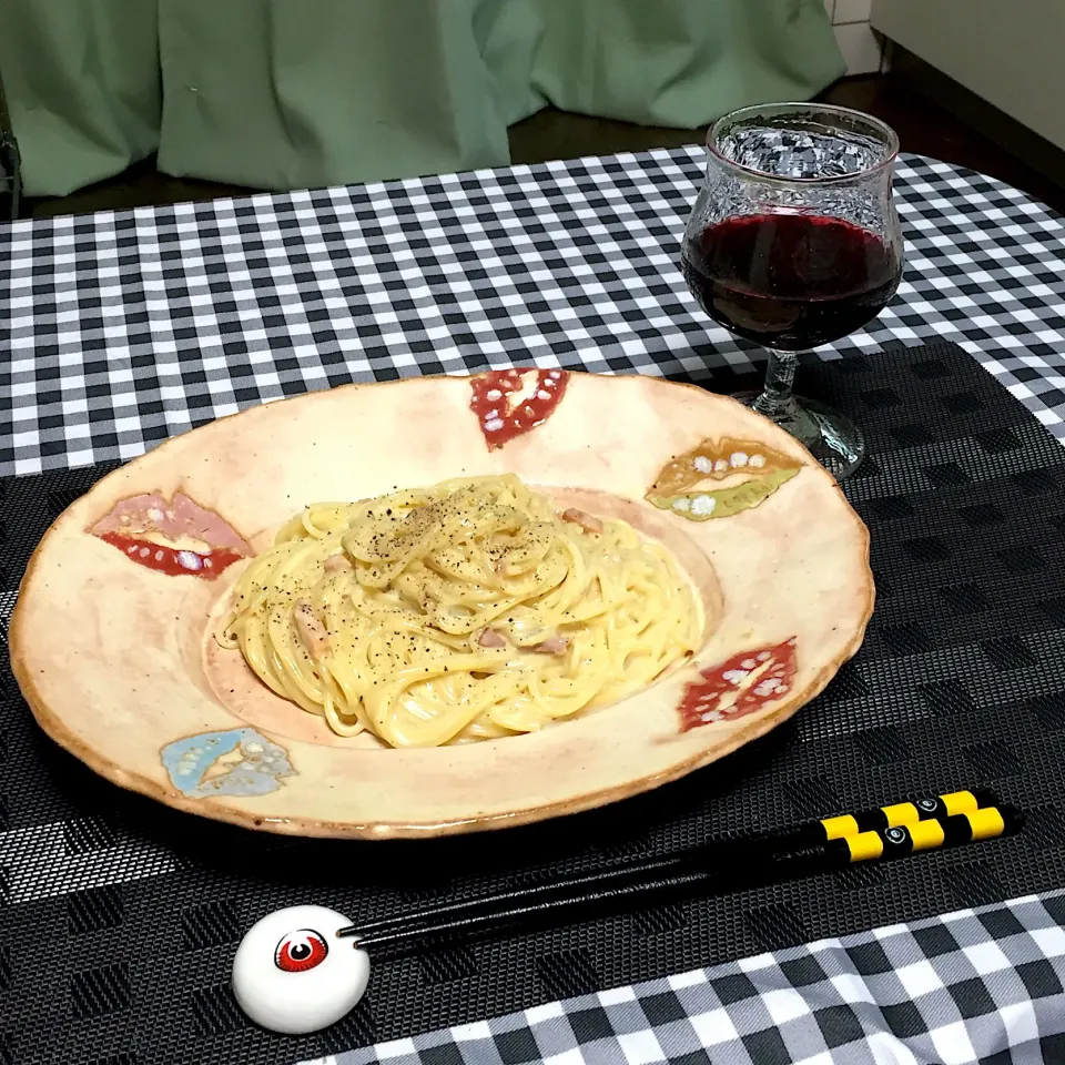 Snapdishの料理写真:カルボナーラ!  (^-^)|Kei Satoさん