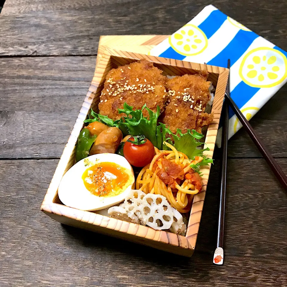 自分お弁当🍱
チキンたれかつｺｹｯ🐔|mihooobuuさん