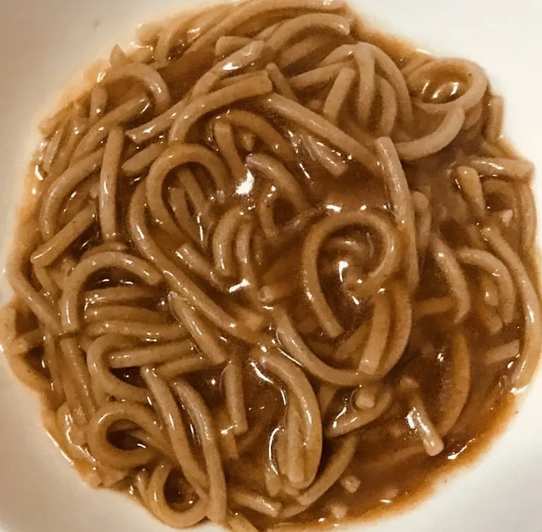 母親の介護食にカレー蕎麦を作って一緒にたべました|chibiikeさん