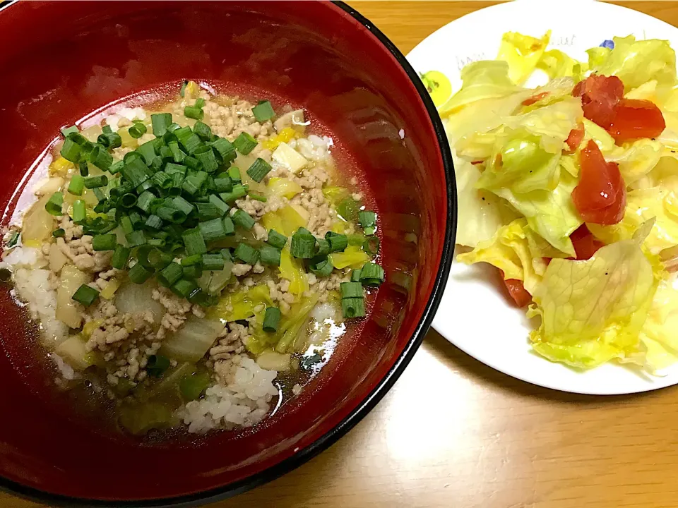 あんかけご飯とデリ風サラダ|たまきさん