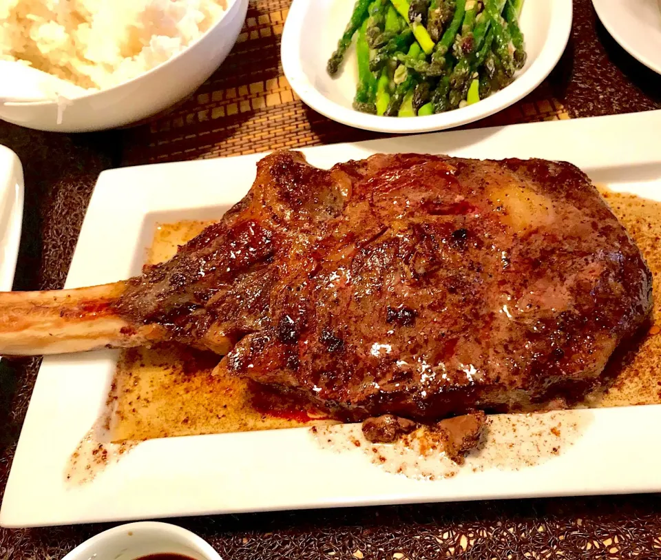 Tomahawk Steak #tomahawksteaks  #steak #boneinsteak|🌺IAnneさん