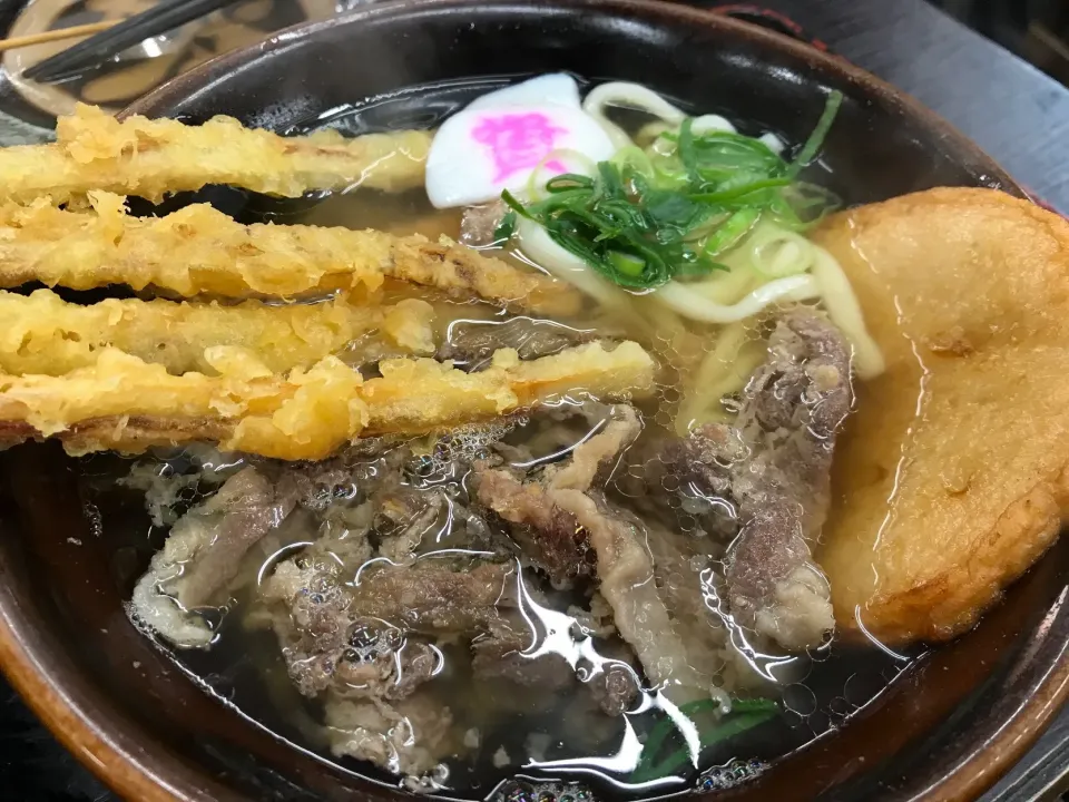 肉ゴボ天うどん、丸天トッピング|buhizouさん