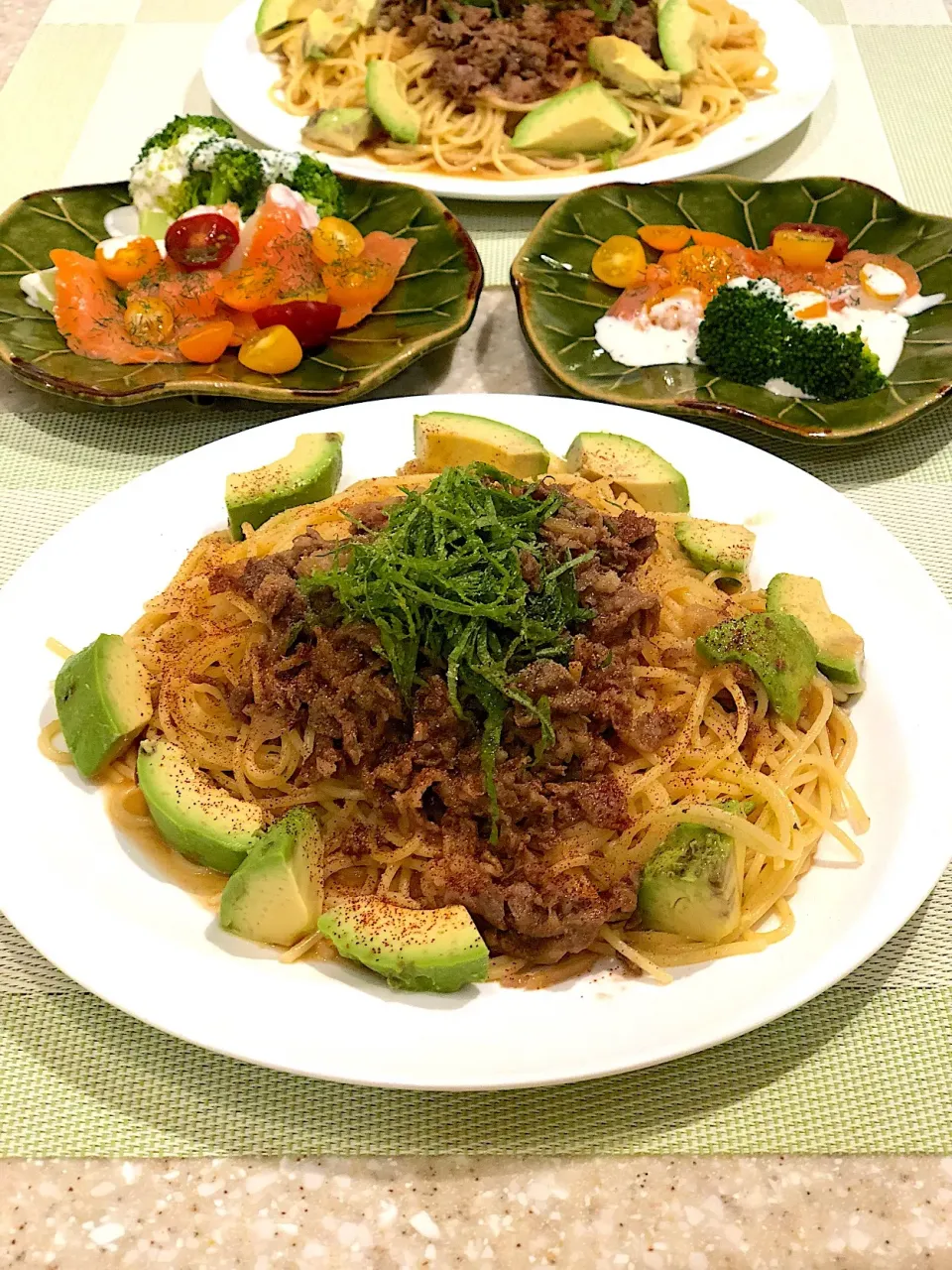 牛肉とアボカドの和風パスタ🍝|Mayumiさん