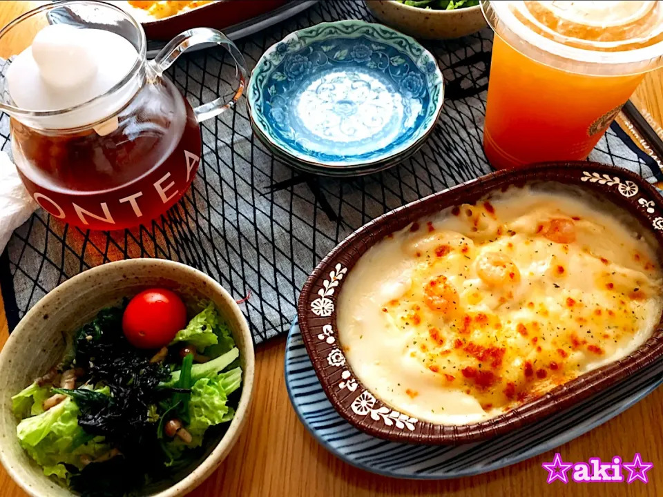 Snapdishの料理写真:おうちでカフェランチ⁉️🍴✨‼︎
☆2018.04.01🍀☆|☆aki☆さん