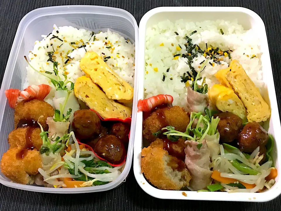 メンチカツと卵焼き弁当|mettiさん