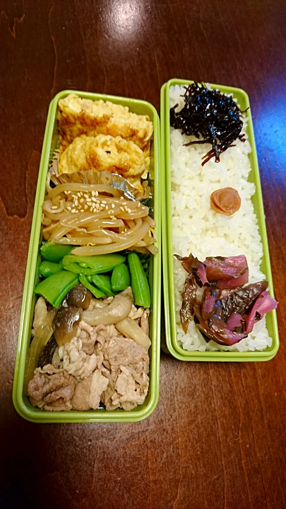 Snapdishの料理写真:豚の生姜煮弁当
#今日のお弁当|りょーさん