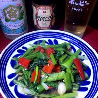 空芯菜の唐辛子炒め（パックブーン・ファイ・デーン🇹🇭）