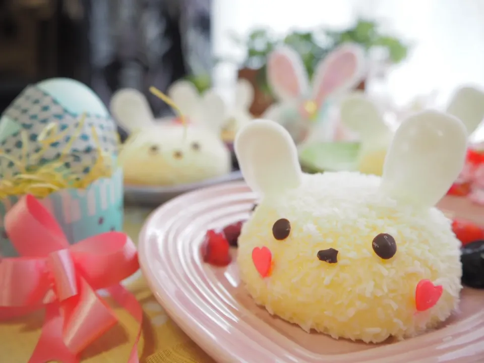 うさぎのココナッツプリン🍮🥥🐇|すずきりん🍬さん