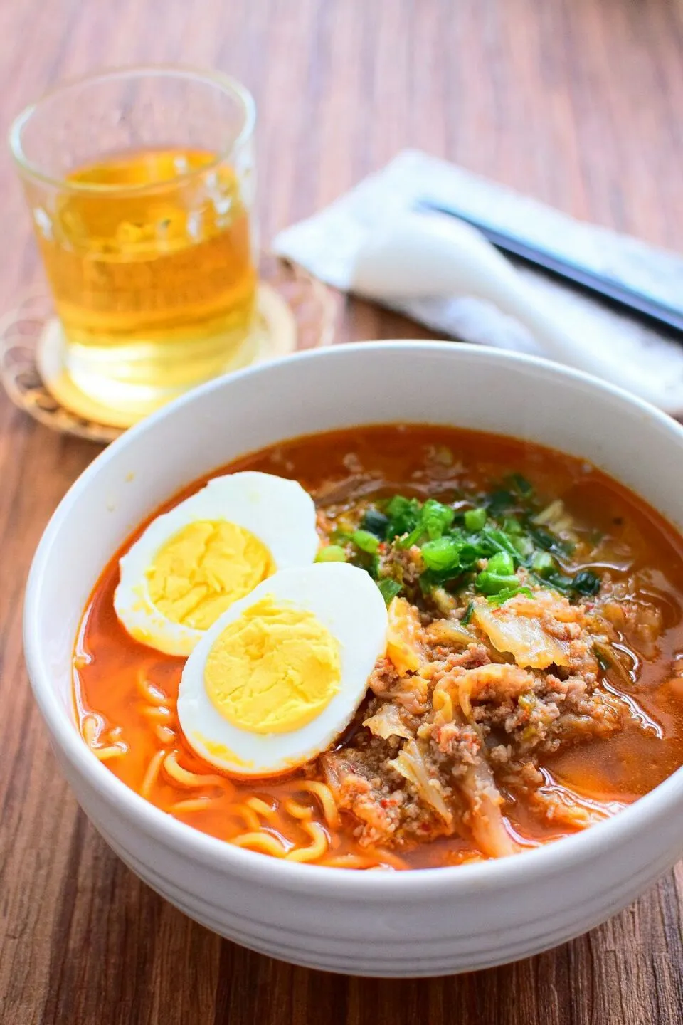 キムチ味噌ラーメンのレシピ|アマイモノ・クウ蔵さん