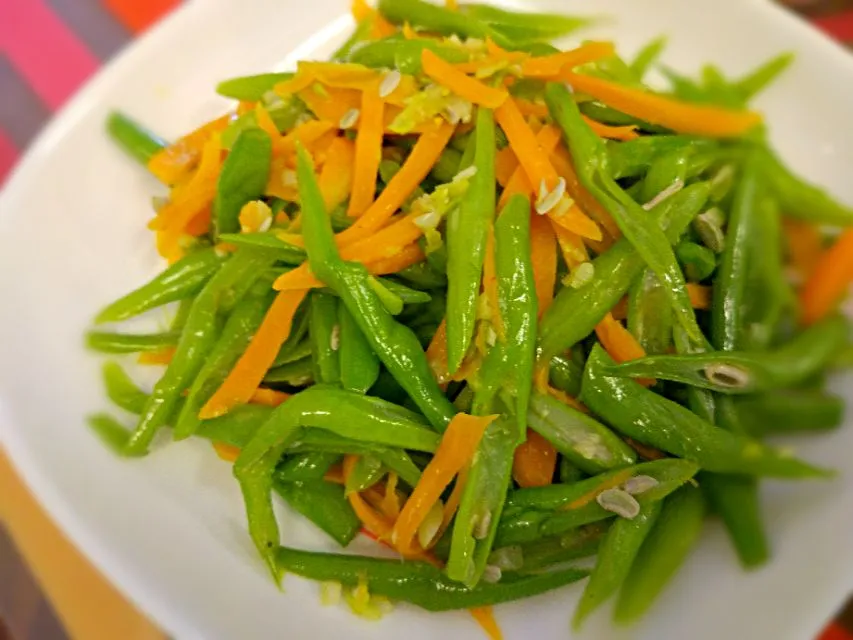 Snapdishの料理写真:Thermomix stir fry french beans|Ee Shanさん