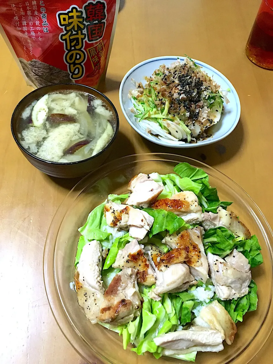 昨日の夕飯おかず(๑⁼̴̀д⁼̴́๑|さくたえさん