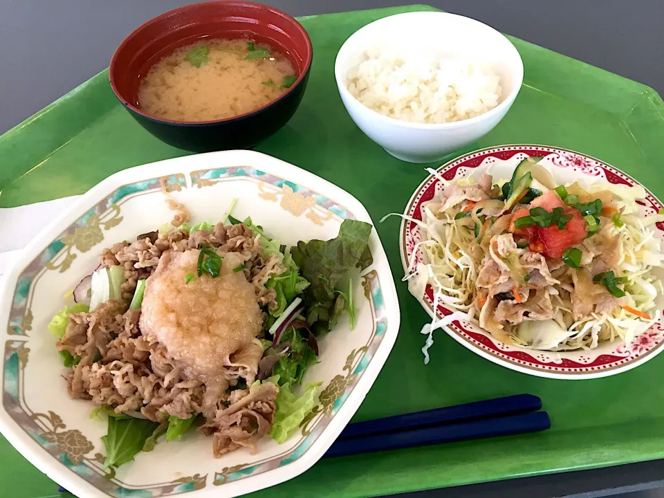 おろし焼肉梅風味、豚しゃぶサラダ|Tadahiko Watanabeさん