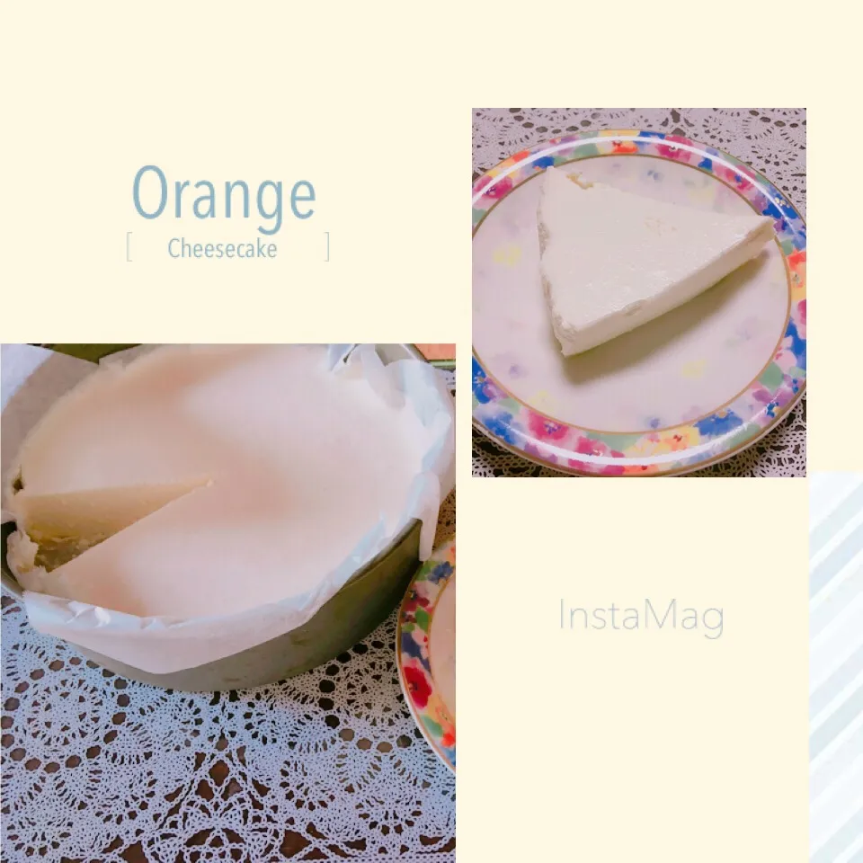 フレッシュ🍊オレンジチーズケーキ🍊|cocoaさん