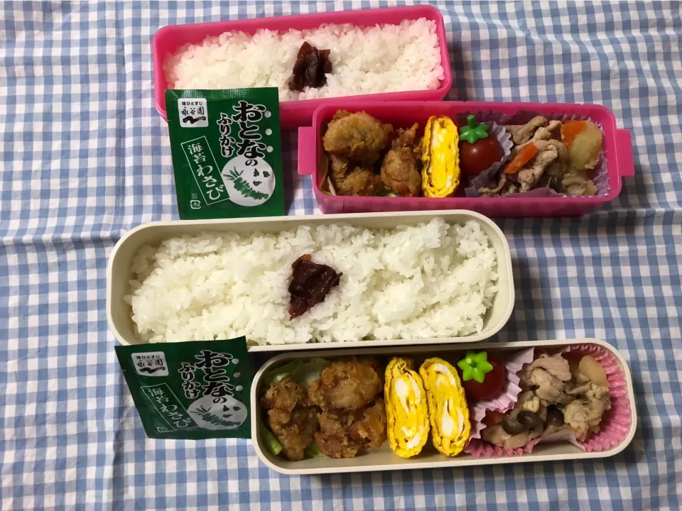 2018/4/4(水) 夫弁当&娘弁当🎵|kiyominさん