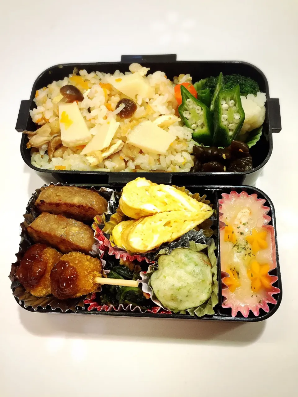 #たけのこご飯弁当|みわさん