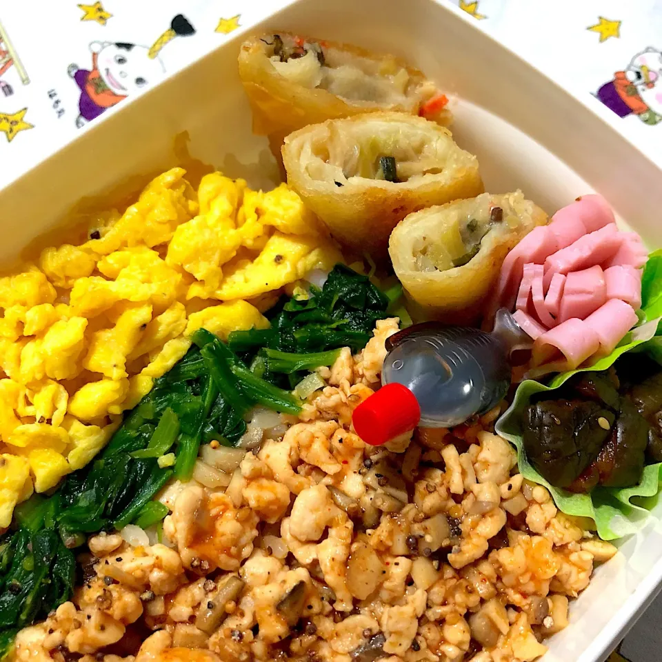 #お弁当  #修行中  #三色お弁当|カナ☆デップさん