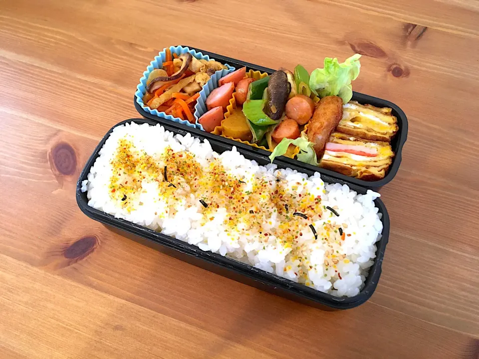 ウィンナーカレー炒め弁当|Emi Mikadoさん