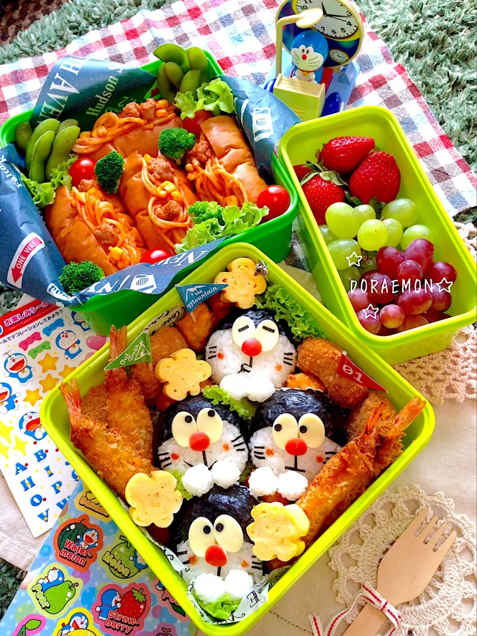 ドラえもんの行楽弁当☆  #キャラご飯  #こどもごはん  #キャラ弁  #お子さまごはん  #お昼ご飯  #お弁当   #子どものお弁当  #ピクニック  #ドラえもん  #ドラえもん弁当  #行楽弁当|Ayumi Furukawaさん