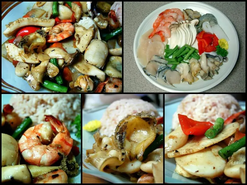 stirfried mixed seafood|steven z.y.さん