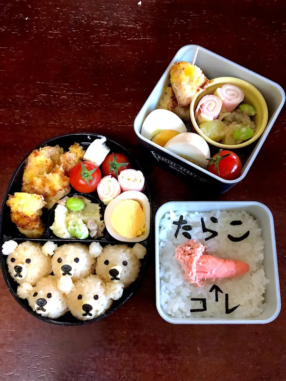 クマづくし弁当|Erikoさん