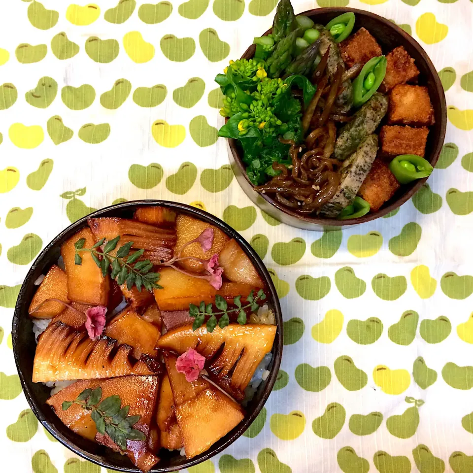 #vegan弁当 
たけのこステーキ弁当|makiko_aさん