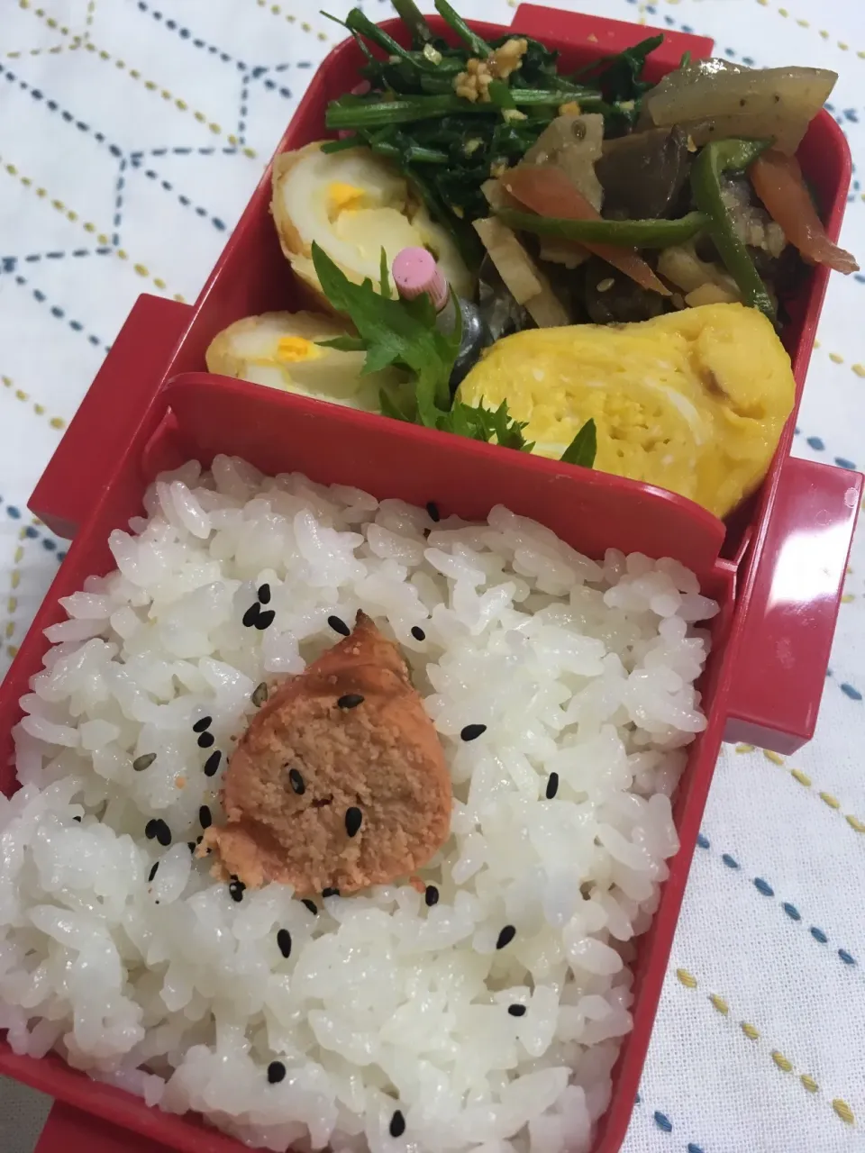 4月5日 夫 給料日弁当 w|sakuramochiさん