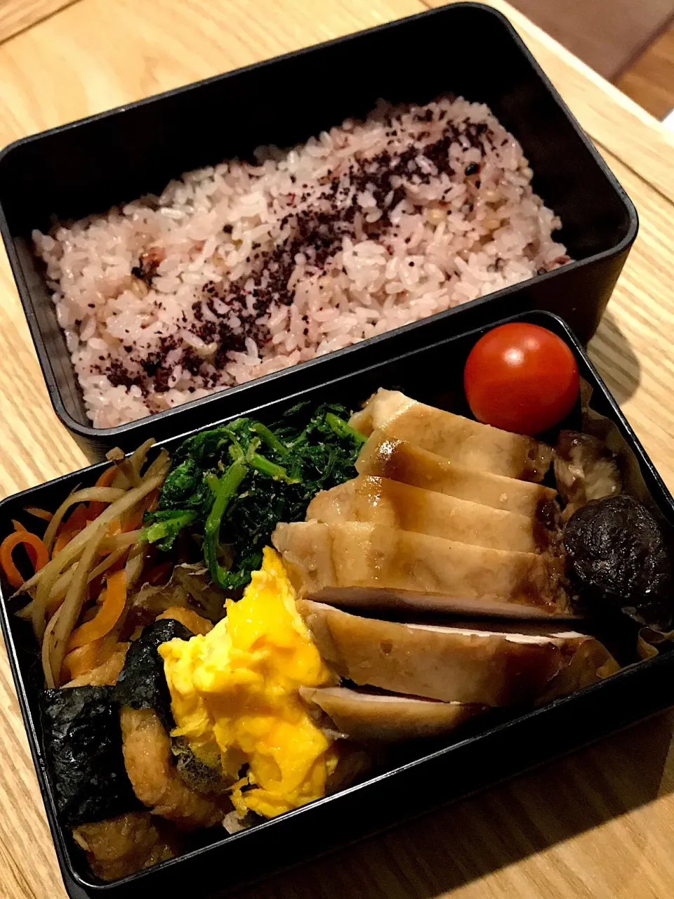 鶏塩麹煮弁当|二キィさん