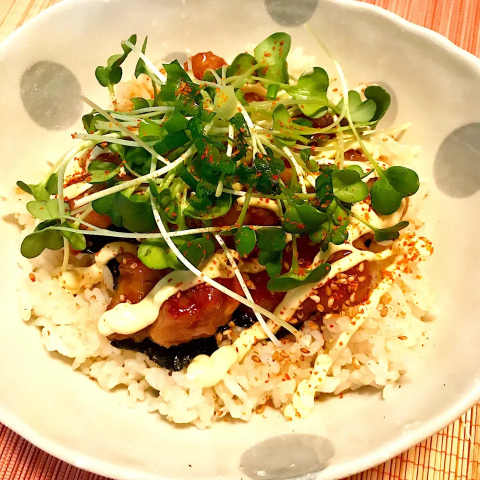 鶏の照りマヨ丼♡|まゆかさん