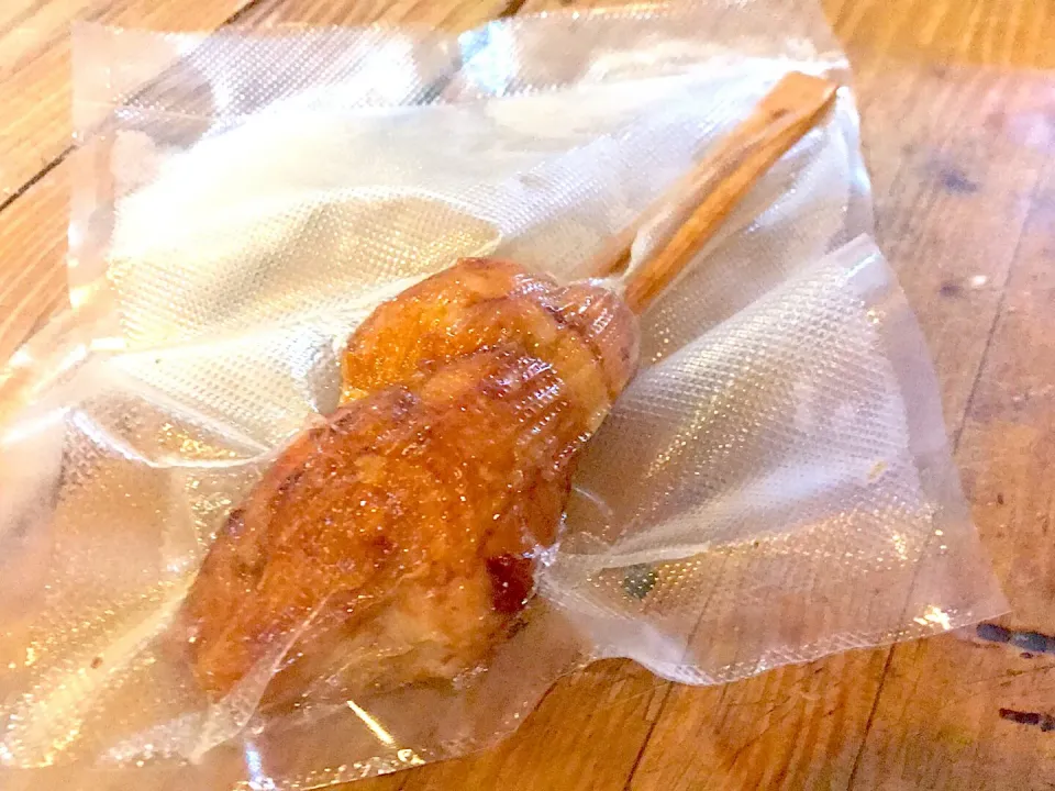 鳥モモ丸丸素揚げ 通販試作です|亀戸 養生蕎麦 高のさん