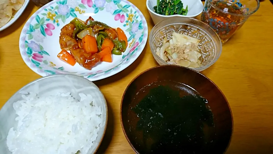 2018/4/5(木)晩ごはん🎵|しまだ ちえこさん