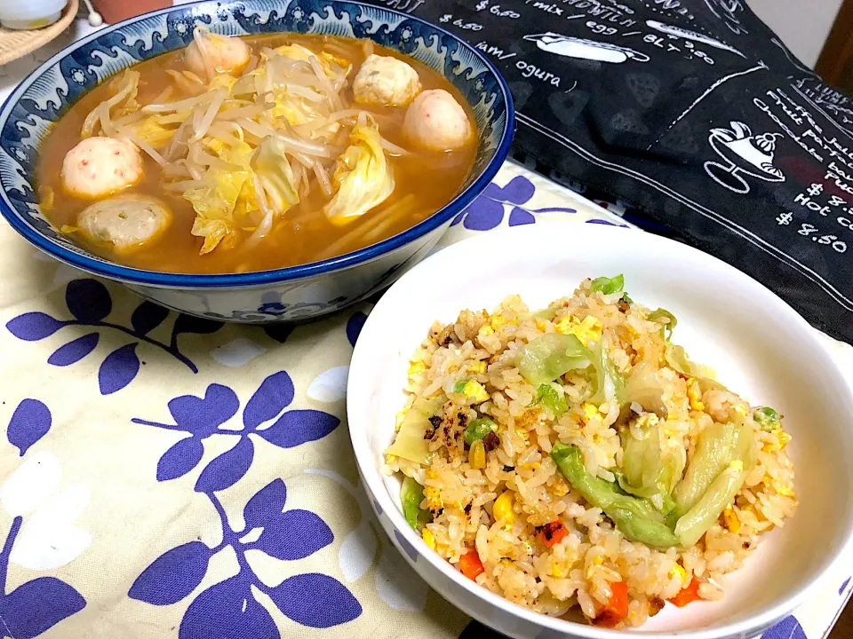 トムヤムレタス炒飯  海老みそラーメン|石川洋子さん