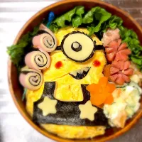 Snapdishの料理写真:親方弁当ミニオン|rakaiさん