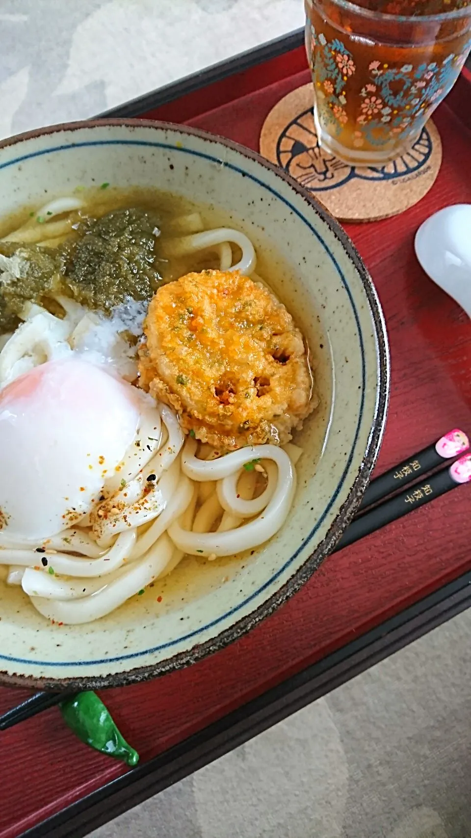 何日か前と同じうどん🎵|しまだ ちえこさん