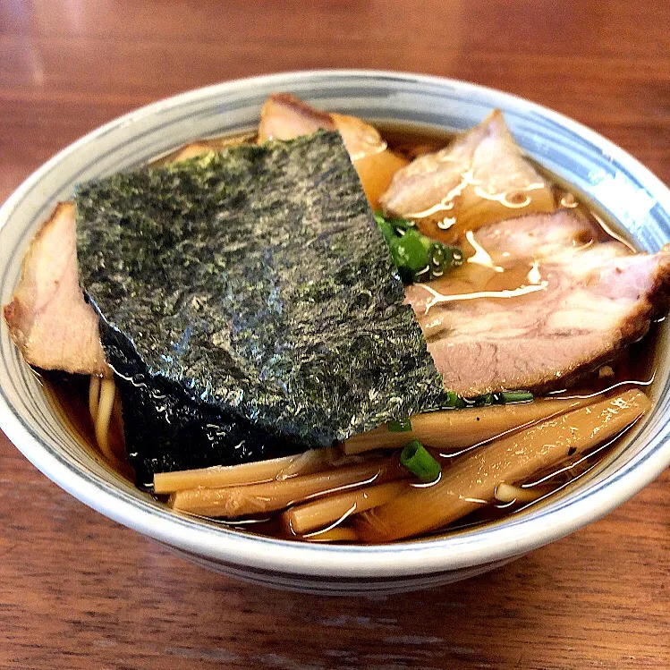 朝ラー 中華そば 並 焼津/纏 志太系|ガク魁‼︎男飯さん