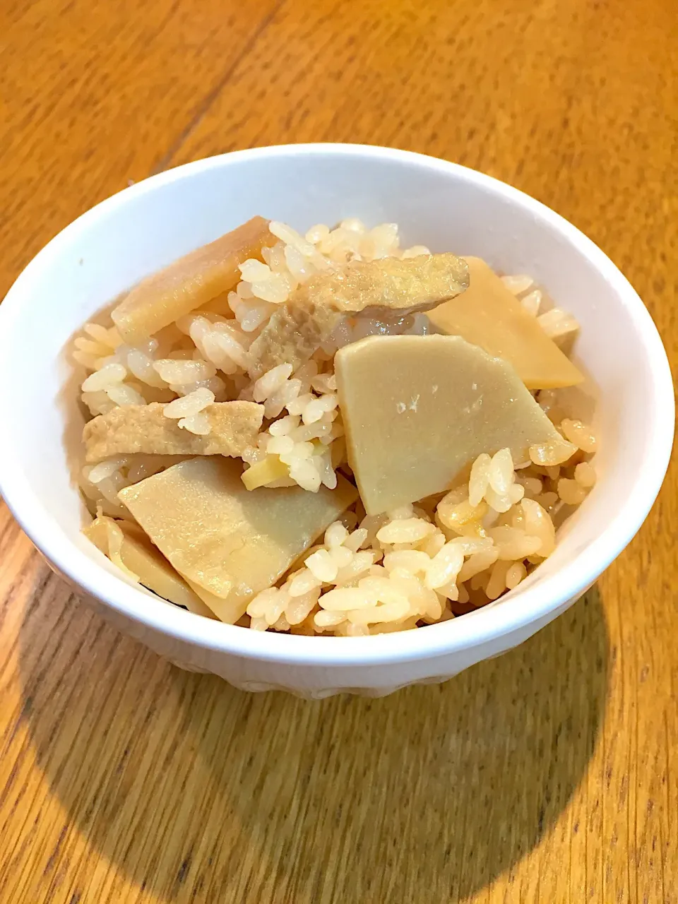 新筍と油揚げの炊き込みご飯|まつださんさん