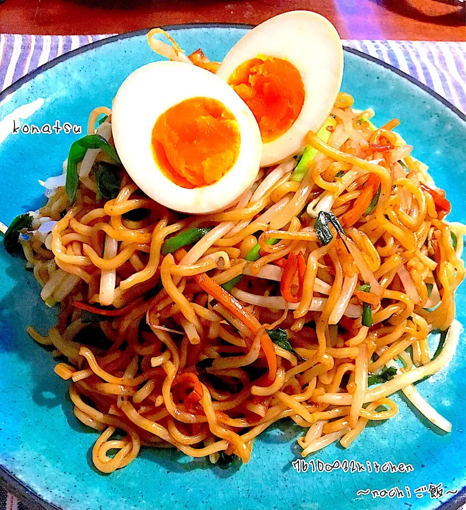 焼きそば〜朝ごはん〜
  #cookingram  #instafood  #snapdish  #お家ご飯  #朝ごはん  #食べ盛り  #運動部男子  #バスケ部  #アスリートご飯|nachiさん